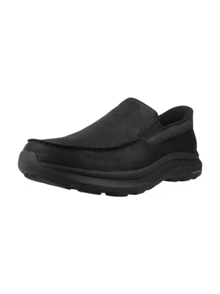 Półbuty Skechers skórzane czarne