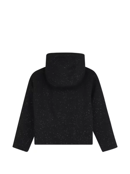 Bluza z kapturem dziecięca Karl Lagerfeld czarna