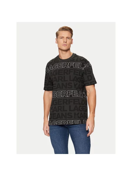 KARL LAGERFELD T-Shirt Regular Fit μαύρο