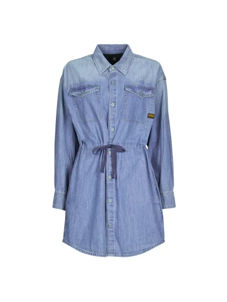 Šaty G-star Raw modrá