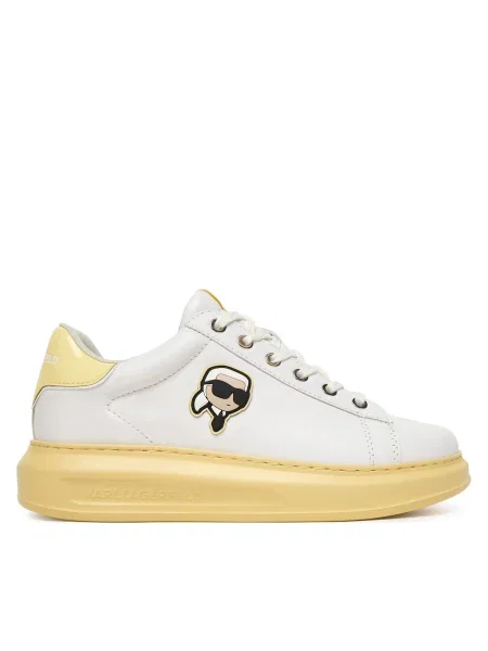 Sneakers KARL LAGERFELD Kapri alb