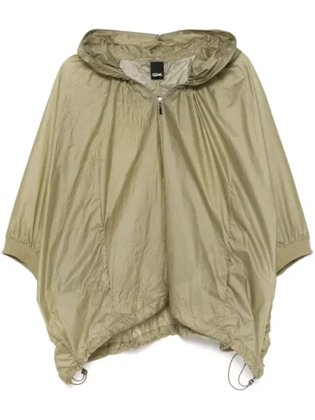 Kurtka Gdel By Gaze De Lin z kapturem zielona