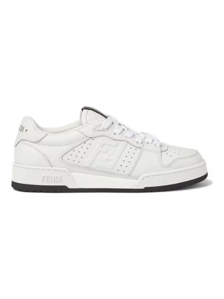 Sneakersy Fendi skórzane białe