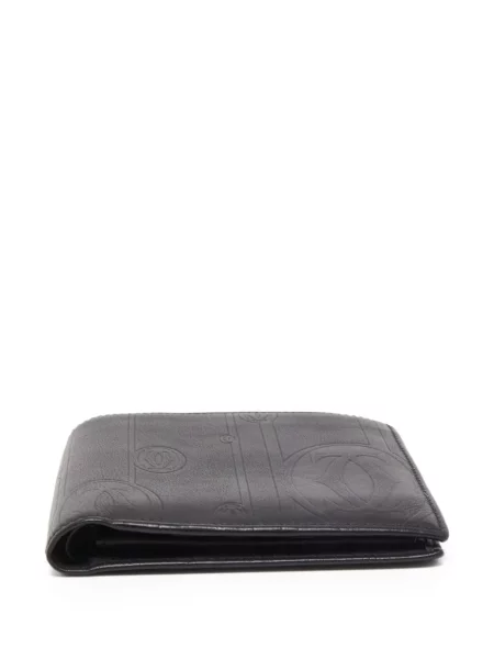 Portofel Cartier cu broderie din piele negru