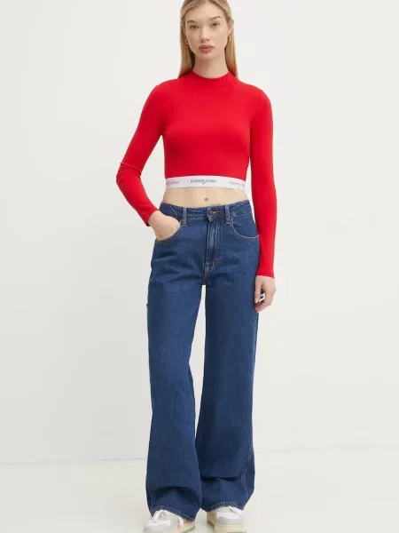 Kavbojke Tommy Jeans modra