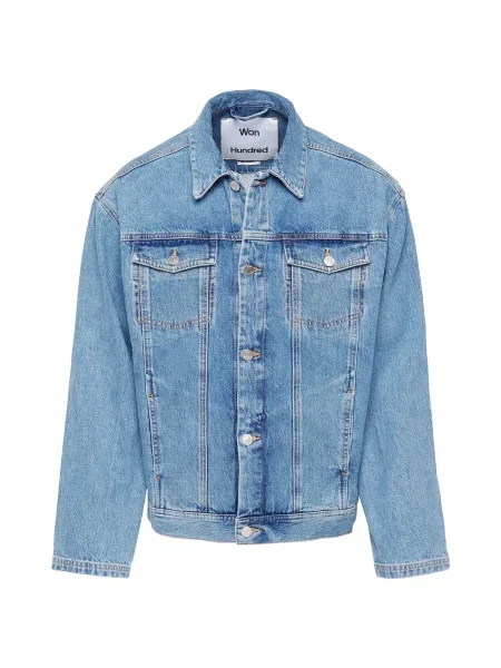 Won Hundred Prechodná bunda Bologna denim modrá