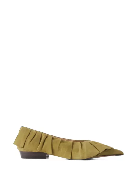 Γοβάκια Jw Anderson χωρίς τακούνι με βολάν πράσινο