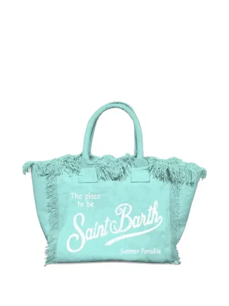 Geantă shopper Mc2 Saint Barth verde