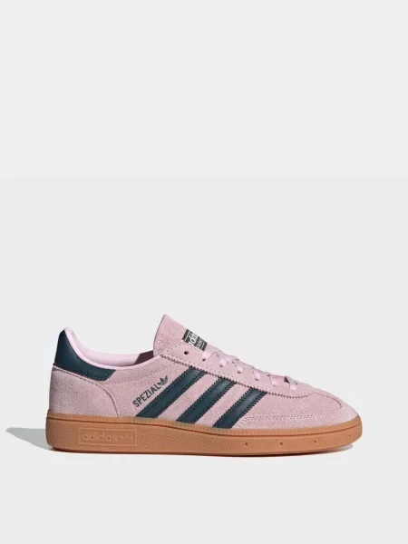 Замшевые кроссовки Adidas Spezial розовые