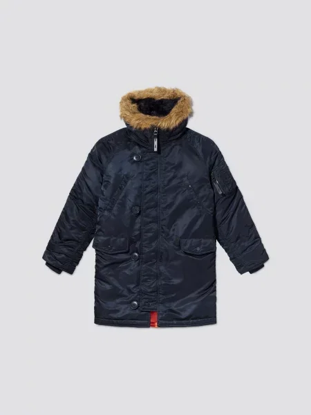 Детская парка Alpha Industries синяя