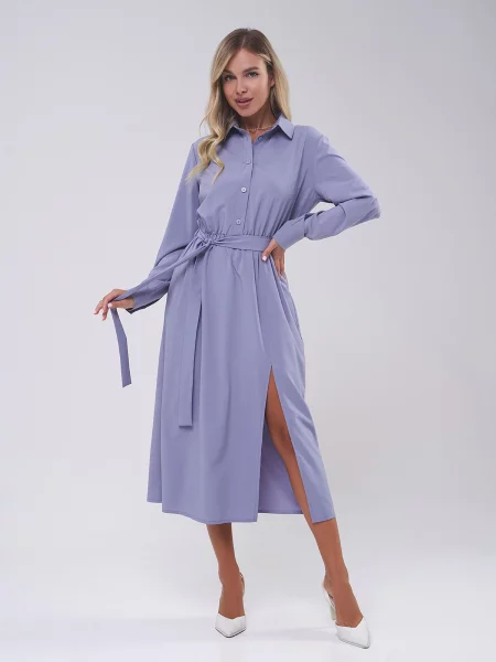 ISSA Plus Сукня міді сірий