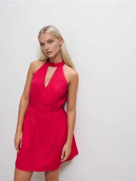 Kostiumas mini mini suknelė Mohito rožinė