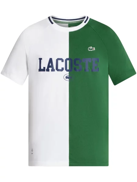 Tricou Lacoste cu imagine alb
