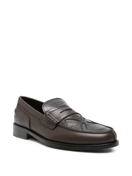 Pantofi loafer Stefan Cooke din piele maro