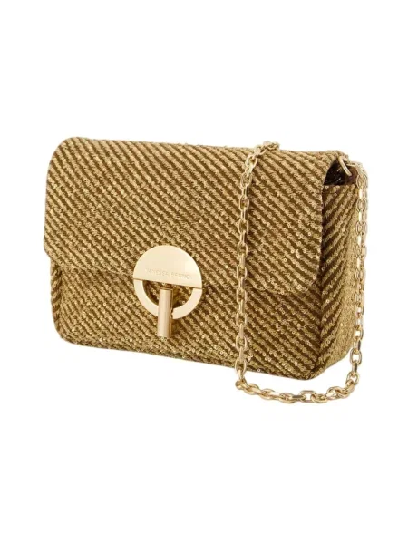 Torebka crossbody Vanessa Bruno wełniana beżowa