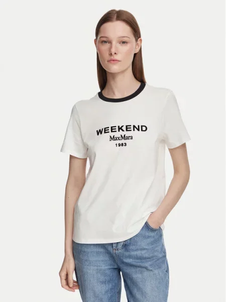 Weekend Max Mara T-Shirt Edison λευκό