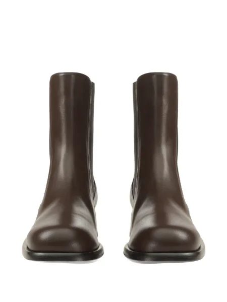Botine chelsea Sergio Rossi din piele maro