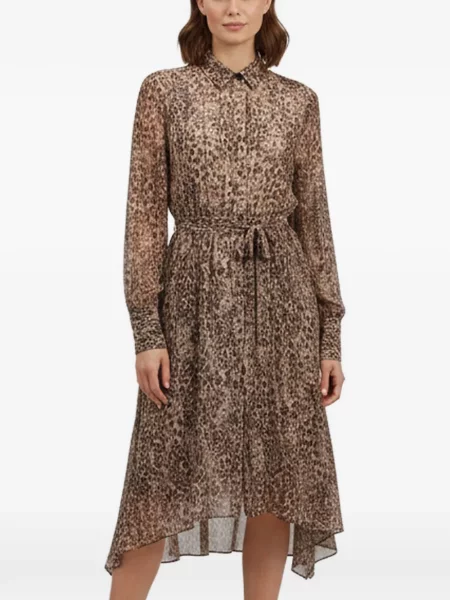 Rochie Allsaints cu imagine cu model leopard