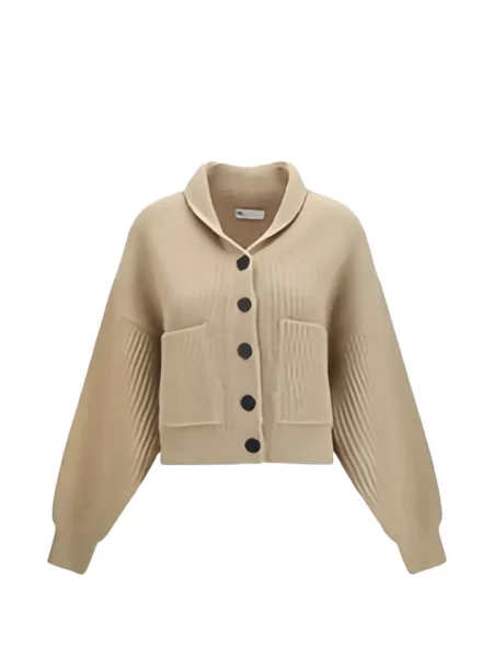 Decupat cardigan Tory Burch de lână