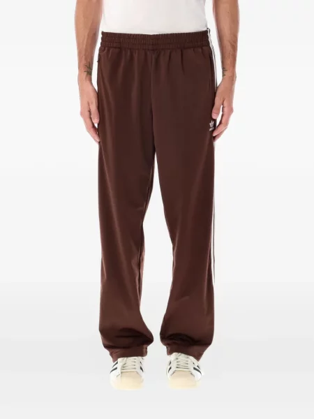 Dugo prugasta košulja Adidas smeđa