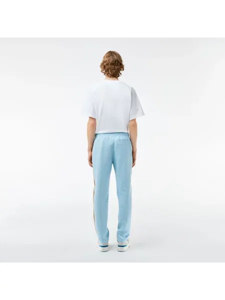 Lacoste Spodnie Dresowe Paris Z Żakardowym Monogramem niebieski