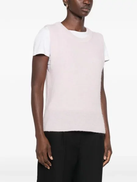 Pulover Maison123 tricotate roz