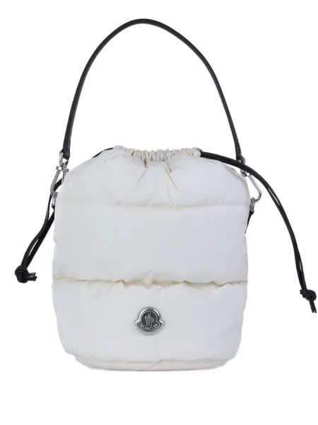 Geantă bucket Moncler alb