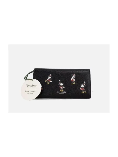 Kopertówka Kate Spade skórzana czarna