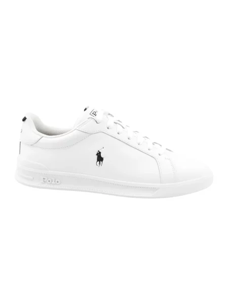 Sneakersy Ralph Lauren Court skórzane białe