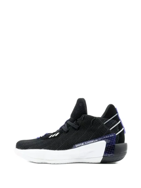Sneakerși Adidas Solar cu șireturi cu dungi din dantelă negru