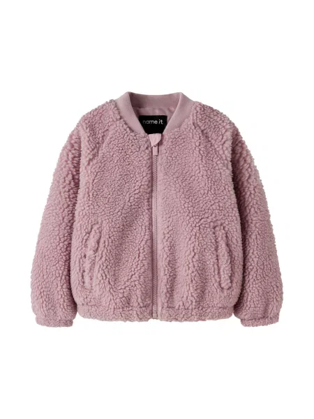 NAME IT Geacă de primăvară-toamnă NMFMiffy oliv / mauve / vin roșu