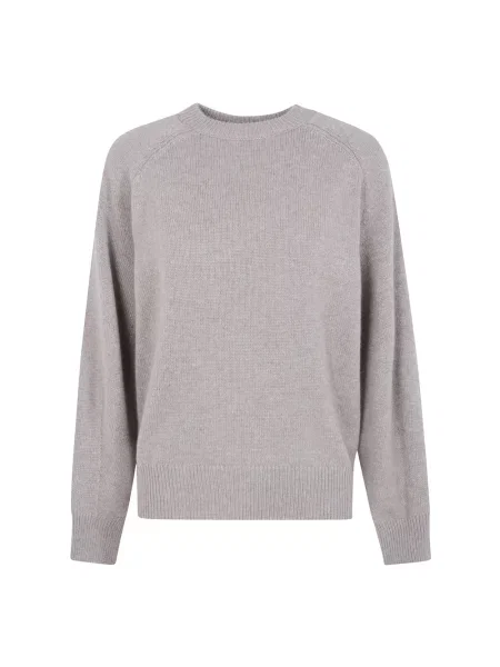 Sweter Brunello Cucinelli brązowy