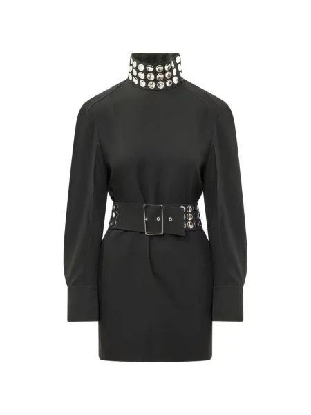 Cu centură rochie mini Iro negru