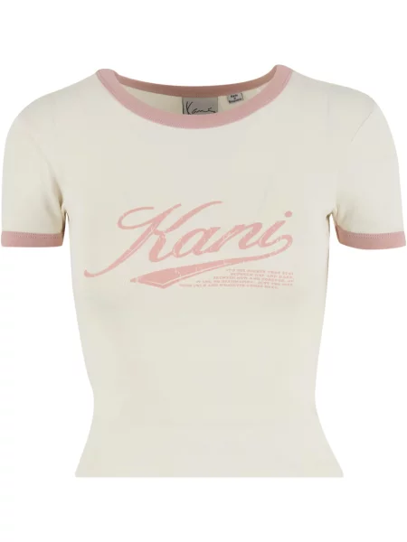 Karl Kani Tricou Varsity deschis / roz deschis bej