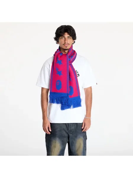 Жакардовий довгий шарф A Bathing Ape рожевий