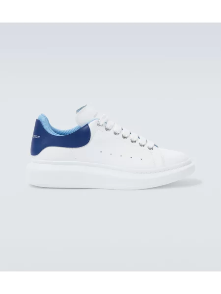 Sneakerși Mcqueen din piele alb