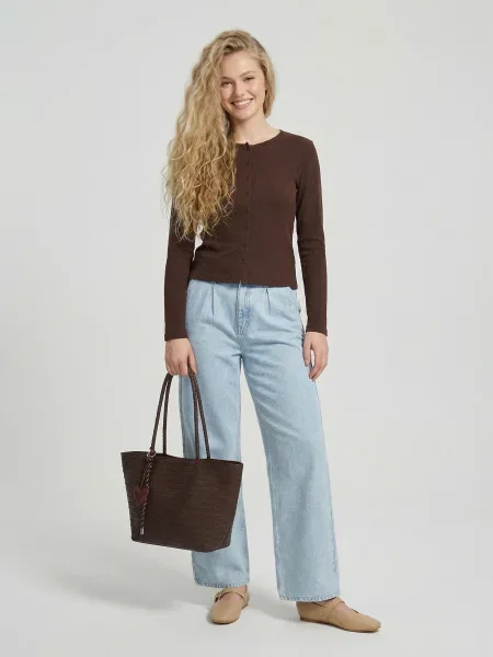 Широкі джинси синій