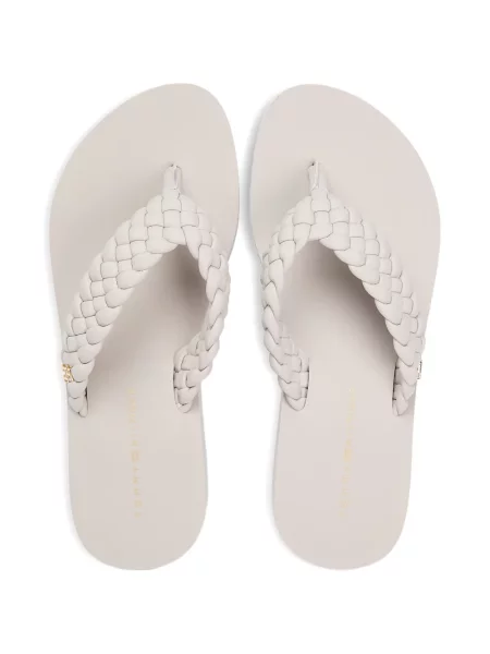 Sandale Tommy Hilfiger cu platformă țesuți gri