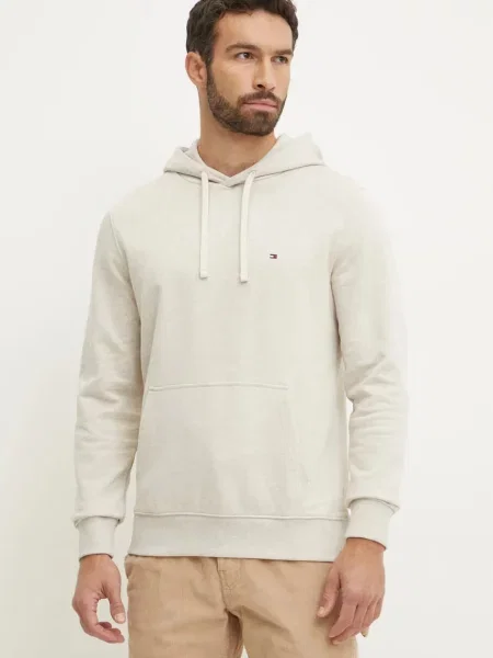 Tommy Hilfiger Bluza Z Kapturem weiss beżowa