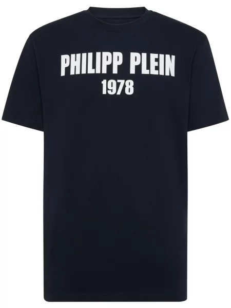 Тениска Philipp Plein синьо