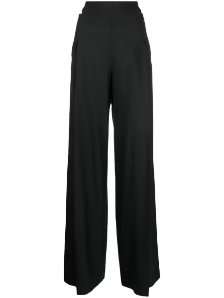 Pantaloni Off-white cu talie înaltă alb
