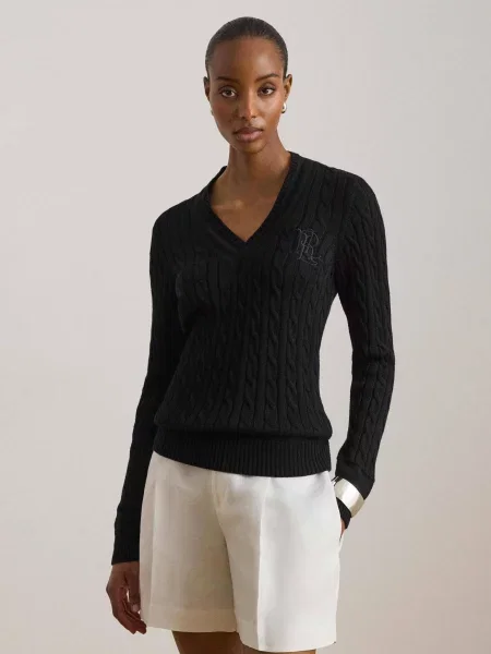 LAUREN RALPH LAUREN Pulover Fahol negru