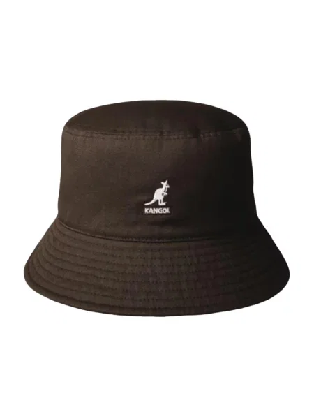 Kangol kapelusz WASHED BUCKET brązowy