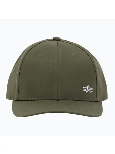 Alpha Industries Kšiltovka Metal Label Zelená khaki