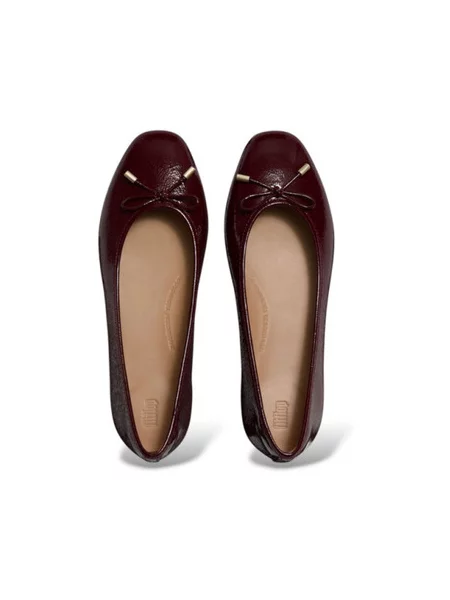 Pantofi Fitflop cu funde roșu
