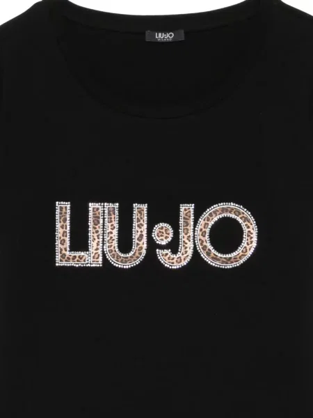 Tricou Liu Jo cu imagine cu model leopard negru