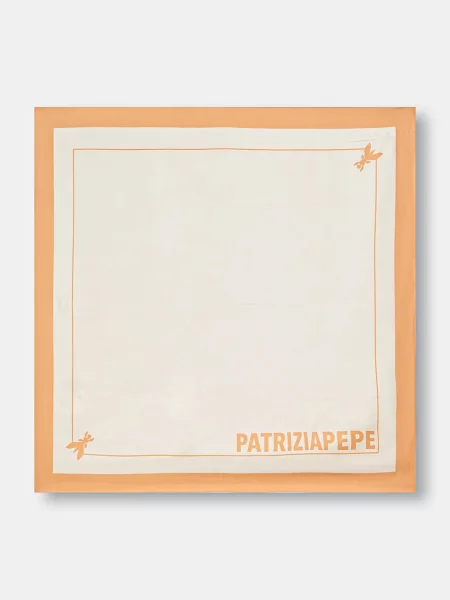 Patrizia Pepe selyem kendő bézs
