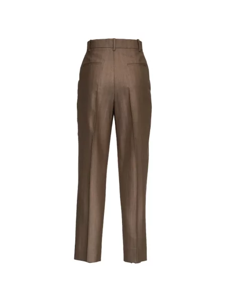 Pantaloni Victoria Beckham maro