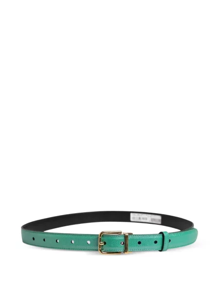 Cu centură curea Dolce & Gabbana din piele verde