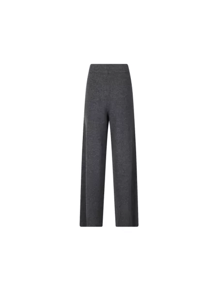 Spodnie dresowe Weekend Max Mara wełniane szare